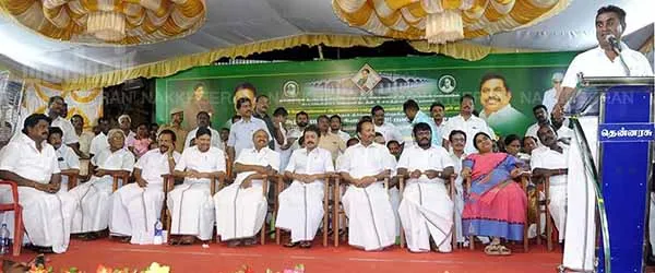 Ministers who talked about the AIADMK pride in the non-existent meeting